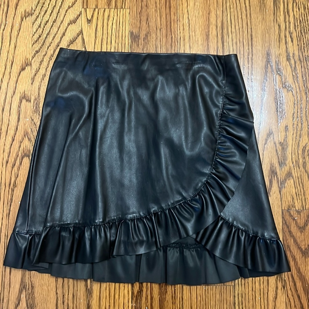 BNWT Necessary Objects Leather Skirt